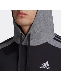 ADIDAS Hoodie "Mel" In Schwarz/ Grau -ChicWelt Verkaufs-Shop adidas hoodie mel in schwarz grau 2