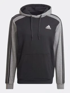 ADIDAS Hoodie "Mel" In Schwarz/ Grau -ChicWelt Verkaufs-Shop adidas hoodie mel in schwarz grau 3