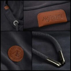 Hoodie In Dunkelgrau -ChicWelt Verkaufs-Shop alessandro salvarini hoodie in dunkelgrau 3