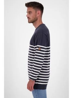 Sweatshirt "Valentin" In Dunkelblau -ChicWelt Verkaufs-Shop alife and kickin sweatshirt valentin in dunkelblau 2