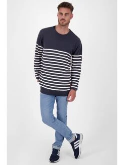 Sweatshirt "Valentin" In Dunkelblau -ChicWelt Verkaufs-Shop alife and kickin sweatshirt valentin in dunkelblau 5