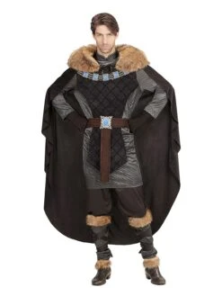 4tlg. Kostüm "Mitellalterlicher Prinz" In Schwarz -ChicWelt Verkaufs-Shop carnival party 4tlg kostum mitellalterlicher prinz in schwarz 2