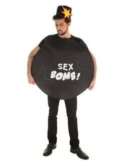 2tlg. Kostüm "Sex Bomb" In Schwarz