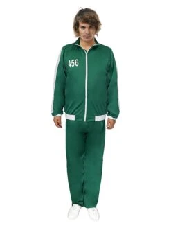 2tlg. Kostüm "Squad Killer" In Grün