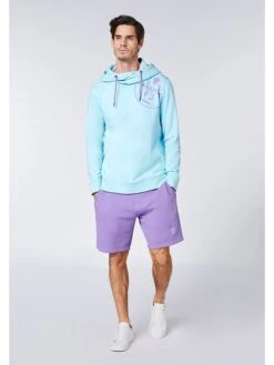 Chiemsee Hoodie "Lowos" In Hellblau -ChicWelt Verkaufs-Shop chiemsee hoodie lowos in hellblau 3