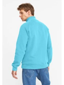 Derbe Sweatjacke In Türkis -ChicWelt Verkaufs-Shop derbe sweatjacke in turkis 2