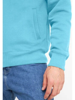 Derbe Sweatjacke In Türkis -ChicWelt Verkaufs-Shop derbe sweatjacke in turkis 6