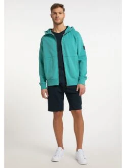 Elbsand Sweatjacke "Aaron" In Türkis -ChicWelt Verkaufs-Shop elbsand sweatjacke aaron in turkis 4