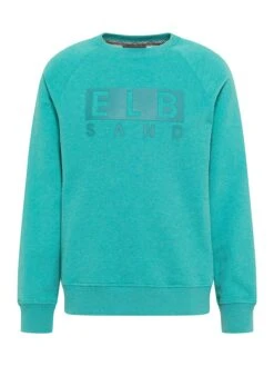 Elbsand Sweatshirt "Sörn" In Türkis -ChicWelt Verkaufs-Shop elbsand sweatshirt sorn in turkis 2