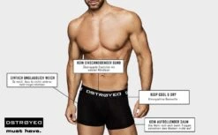 8er-Set : Boxershorts DSTROYED 316 In Schwarz/Grau -ChicWelt Verkaufs-Shop forty four 8er set boxershorts dstroyed 316 in schwarz grau 4
