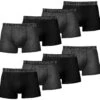 8er-Set : Boxershorts FORTYFOUR 716 In Schwarz/Grau -ChicWelt Verkaufs-Shop forty four 8er set boxershorts fortyfour 716 in schwarz grau
