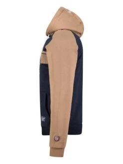 GEOGRAPHICAL NORWAY Hoodie In Dunkelblau/ Beige -ChicWelt Verkaufs-Shop geographical norway hoodie in dunkelblau beige 2