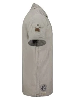 GEOGRAPHICAL NORWAY Poloshirt In Taupe -ChicWelt Verkaufs-Shop geographical norway poloshirt in taupe 2