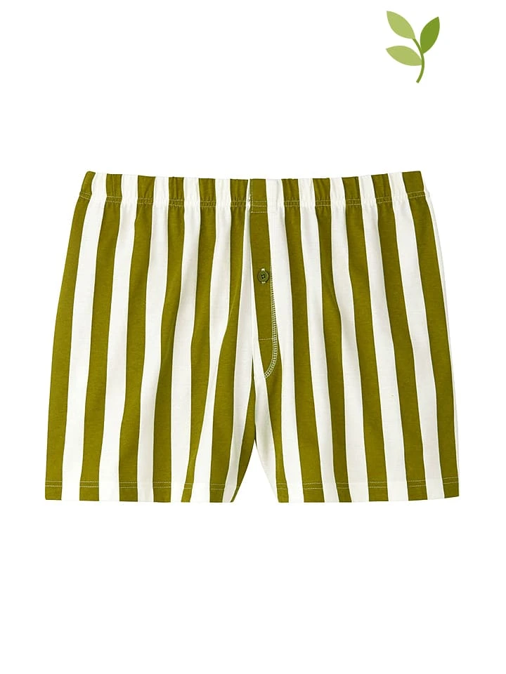 Titelseite 42 Titelseite -ChicWelt Verkaufs-Shop hessnatur boxershorts in oliv weiss