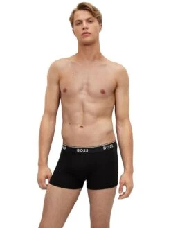 Hugo Boss 3er-Set: Boxershorts In Schwarz/ Dunkelblau -ChicWelt Verkaufs-Shop hugo boss 3er set boxershorts in schwarz dunkelblau 2