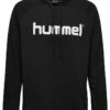 Hummel Sweatshirt "Logo" In Schwarz -ChicWelt Verkaufs-Shop hummel sweatshirt logo in schwarz