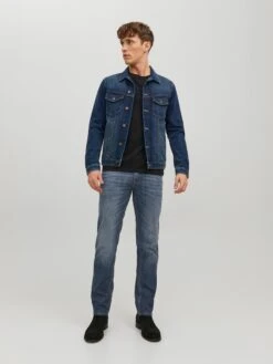 Jack & Jones Jeans "Clark" - Regular Fit - In Dunkelblau -ChicWelt Verkaufs-Shop jack and jones jeans clark regular fit in dunkelblau 3