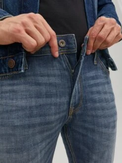 Jack & Jones Jeans "Clark" - Regular Fit - In Dunkelblau -ChicWelt Verkaufs-Shop jack and jones jeans clark regular fit in dunkelblau 5