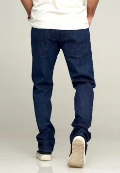 Jack & Jones Jeans Straight Leg - CLARK JJARIS In Rinsed Dark Blue Denim -ChicWelt Verkaufs-Shop jack and jones jeans straight leg clark jjaris in rinsed dark blue denim 3