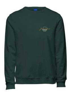 Jack & Jones Sweatshirt "Jorferry" In Dunkelgrün