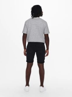 Only & Sons Jeans-Shorts In Schwarz -ChicWelt Verkaufs-Shop only and sons jeans shorts in schwarz 4