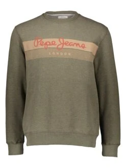 Pepe Jeans Sweatshirt In Khaki