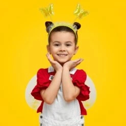 10x Bienenkostüm In Schwarz/ Gelb -ChicWelt Verkaufs-Shop relaxdays 10x bienenkostum in schwarz gelb 2