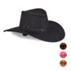 1x Cowboyhut In Schwarz -ChicWelt Verkaufs-Shop relaxdays 1x cowboyhut in schwarz
