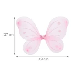 1x Feenflügel In Pink/ Silber 12 1x Feenflügel In Pink/ Silber -ChicWelt Verkaufs-Shop relaxdays 1x feenflugel in pink silber 3