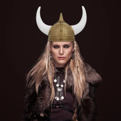 2x Wikinger Helm In Gold/ Weiß -ChicWelt Verkaufs-Shop relaxdays 2x wikinger helm in gold weiss 4