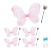 5x Feenflügel/Zauberstab In Pink/Silber -ChicWelt Verkaufs-Shop relaxdays 5x feenflugel zauberstab in pink silber