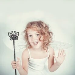 5x Feenflügel/Zauberstab In Pink/Silber -ChicWelt Verkaufs-Shop relaxdays 5x feenflugel zauberstab in pink silber 2