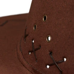 Cowboyhut In Dunkelbraun -ChicWelt Verkaufs-Shop relaxdays cowboyhut in dunkelbraun 5