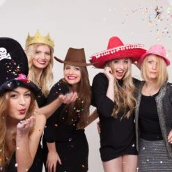 Cowboyhut In Pink -ChicWelt Verkaufs-Shop relaxdays cowboyhut in pink 2