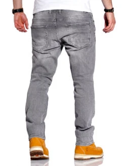 Jeanshose Nick In Grau -ChicWelt Verkaufs-Shop rello and reese jeanshose nick in grau 2