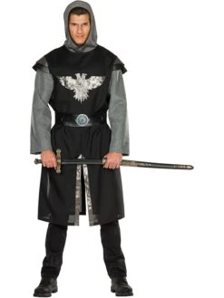 2tlg Kostüm "Ritter" In Schwarz