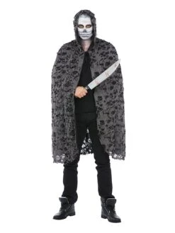 Kostümcape "Zombie" In Grau