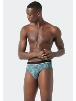 Schiesser 3er-Set: Slips In Schwarz/ Blau -ChicWelt Verkaufs-Shop schiesser 3er set slips in schwarz blau 2