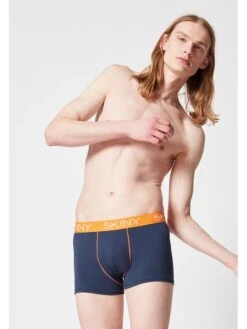 Skiny 2er-Set: Boxershorts In Dunkelblau -ChicWelt Verkaufs-Shop skiny 2er set boxershorts in dunkelblau 4