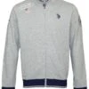 U.S. Polo Assn. Jacke 'Zip And Batch' In Hellgrau -ChicWelt Verkaufs-Shop u s polo assn jacke zip and batch in hellgrau