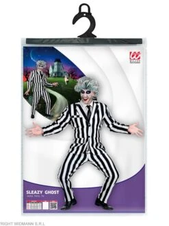 WIDMANN 3tlg. Kostüm "SLEAZY GHOST" In Schwarz/ Weiß -ChicWelt Verkaufs-Shop widmann 3tlg kostum sleazy ghost in schwarz weiss 3