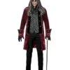 WIDMANN 4tlg. Kostüm "VIKTORIANISCHER VAMPIR" In Schwarz/ Rot