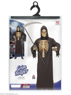 WIDMANN Kostümcape "SENSEMANN" In Schwarz -ChicWelt Verkaufs-Shop widmann kostumcape sensemann in schwarz 3